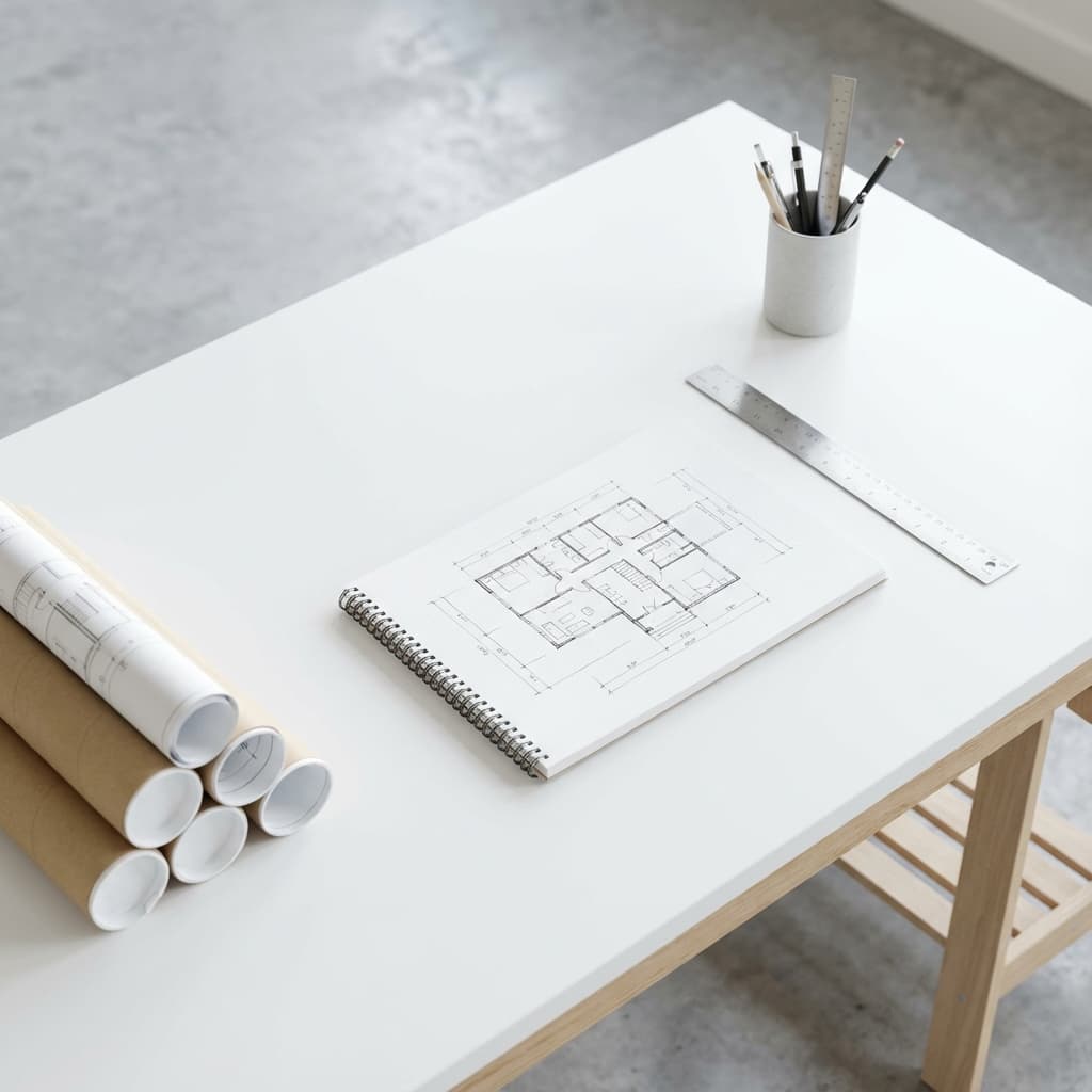 Bureau d'architecte moderne